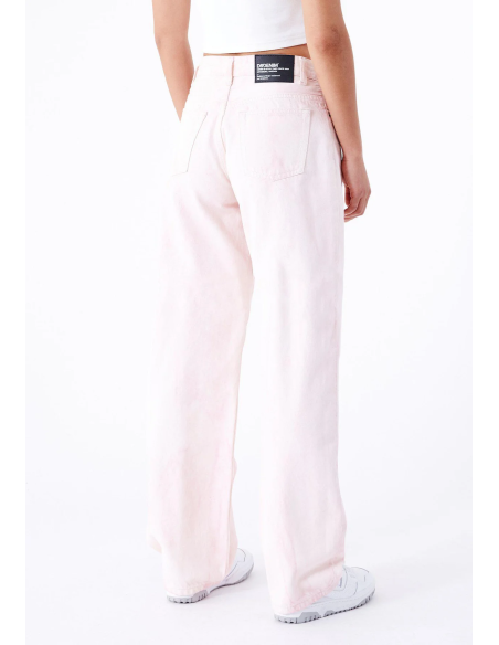 Dr Denim Pants W Marble Pink Hill Denim - 2310103