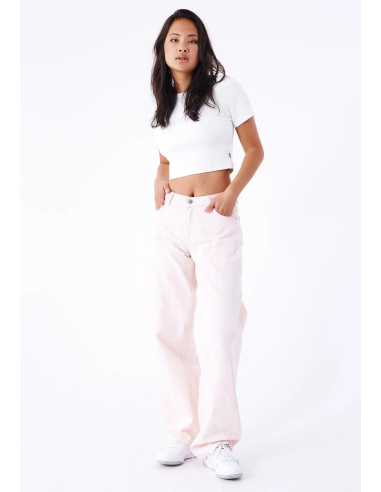 Dr Denim Γυναικείο Τζιν Παντελόνι Hill Pants - Marble Pink - 2310103-marble-pink
