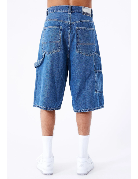 Dr Denim Shorts W Vali Worker Pebble Mid Stone Denim - 2410106