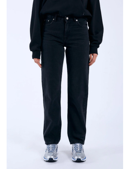 Dr Denim Γυναικείο Μαύρο Παντελόνι Arch - Black Used - 2410107