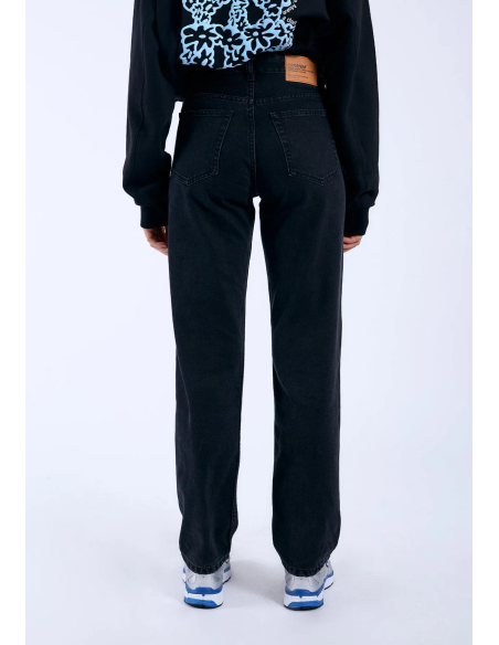 Dr Denim Γυναικείο Μαύρο Παντελόνι Arch - Black Used - 2410107