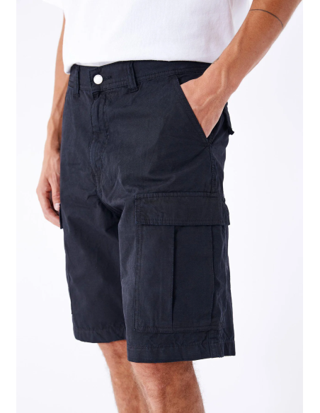 Dr Denim Ανδρική Cargo Βερμούδα Hakim Shorts - Off Black - 2410112