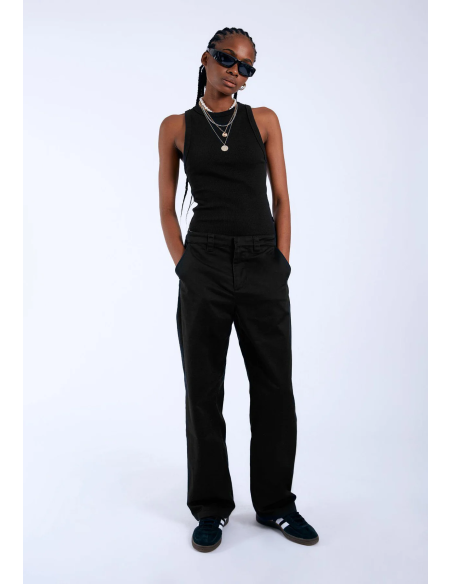 Dr Denim Pants W Hill Black - 2410113101