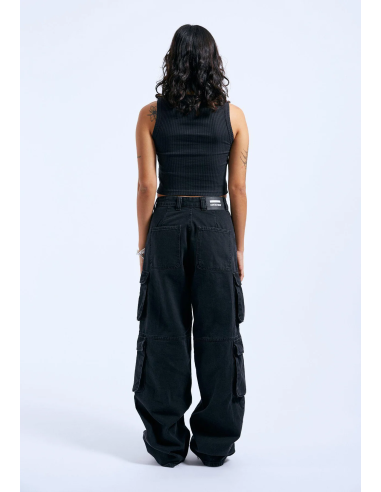 Dr. Denim Ainslee Off Black Cropped...