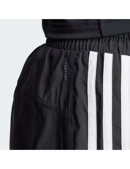 ADIDAS PACER TRAINING 3-STRIPES WOVEN HIGH-RISE SHORTS - IT7760
