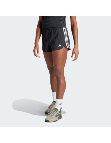 ADIDAS PACER TRAINING 3-STRIPES WOVEN HIGH-RISE SHORTS - IT7760