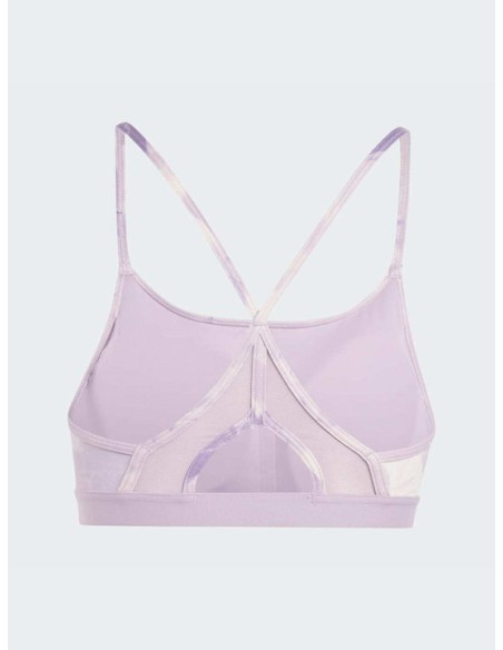 Adidas Aeroreact AER LS AOP BRA PUTMAU/PRLOFI Γυναικείο Αθλητικό Μπουστάκι Μωβ - IQ3378