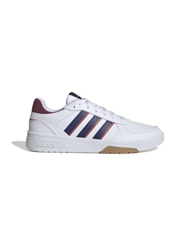 Adidas Courtbeat Ανδρικά Sneakers Λευκά με κόκκινο  - ID0507