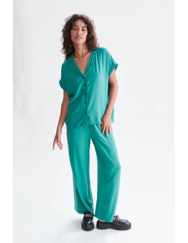 24COLOURS Green Pants - 60807a