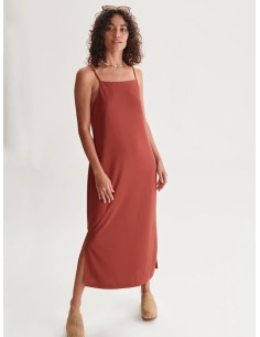 24COLOURS dress Μπορντώ -...