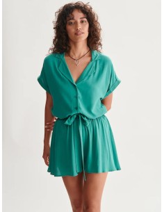 24COLOURS Green Shorts -...