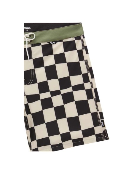 Vans Daily Check Boardshort Oatmeal/Black-VN0007XSZO21