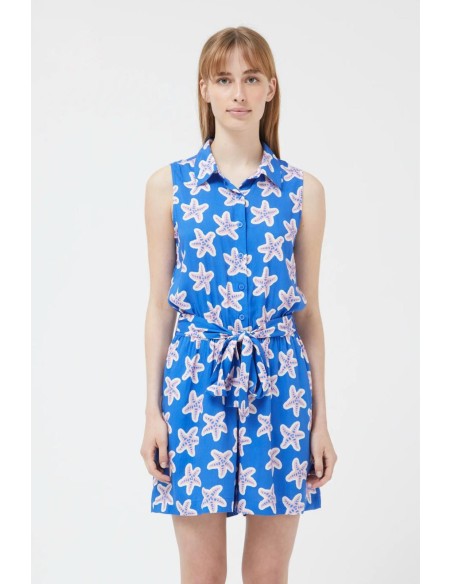 Compania Fantastica Blue Starfish Print Jumpsuit  - 41116