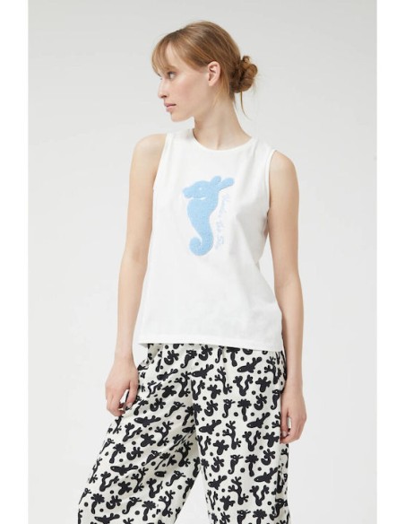 Compania Fantastica Ηippocampus White Top - 42106