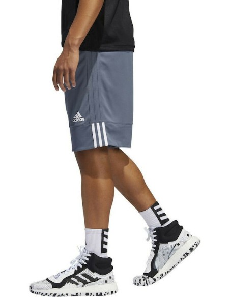 Adidas 3G Speed Reversible Αθλητική Ανδρική Βερμούδα Γκρι - DY6600