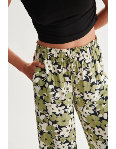 24 COLOURS Pants Floral Cotton - 60724