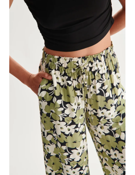 24 COLOURS Pants Floral Cotton - 60724