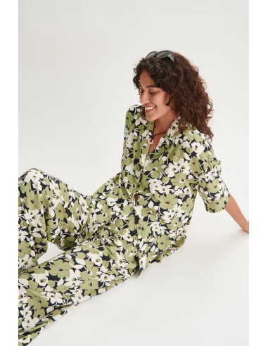 24 COLOURS Pants Floral Cotton - 60724