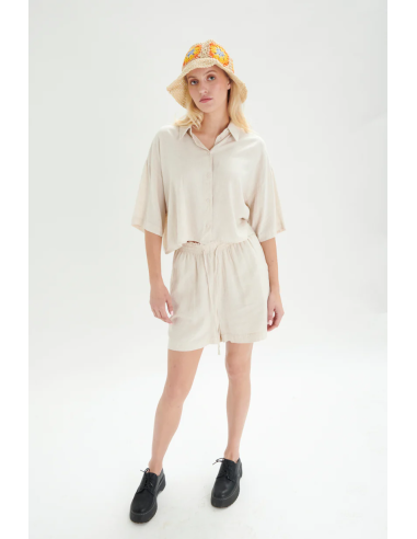 24COLOURS  Shorts in beige - 60819a 24COLOURS  Shorts in beige - 60819a