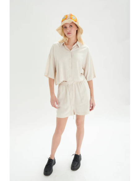 24COLOURS  Shorts in beige - 60819a