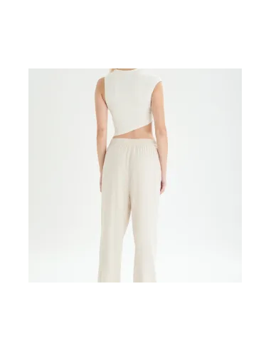 24COLOURS Beige Pants - 60820a