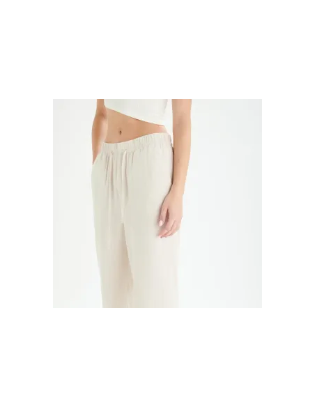 24COLOURS Beige Pants - 60820a