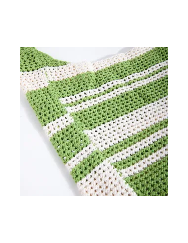 24COLOURS Crochet Bag  Green/White -... 24COLOURS Crochet Bag  Green/White -...