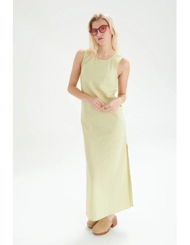 24COLOURS Φόρεμα Lime- 21136a
