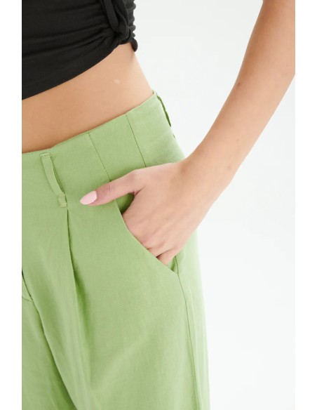 24COLOURS Green Pants - 60834b
