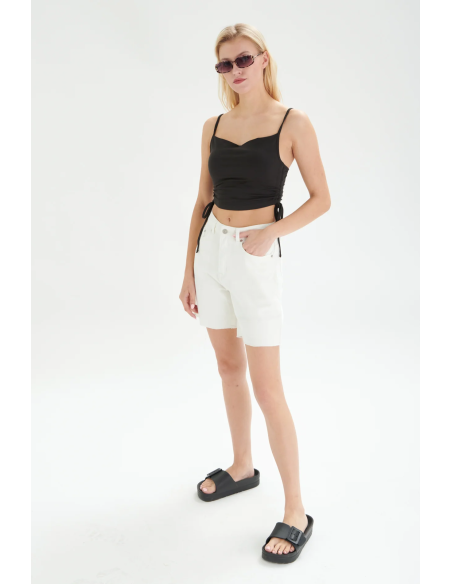 24 colours White Denim Shorts - 80360a