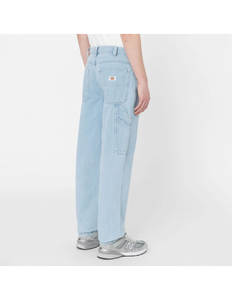 Dickies Pants Denim M Garyville Vintage Aged Blue - DK0A4XECC151