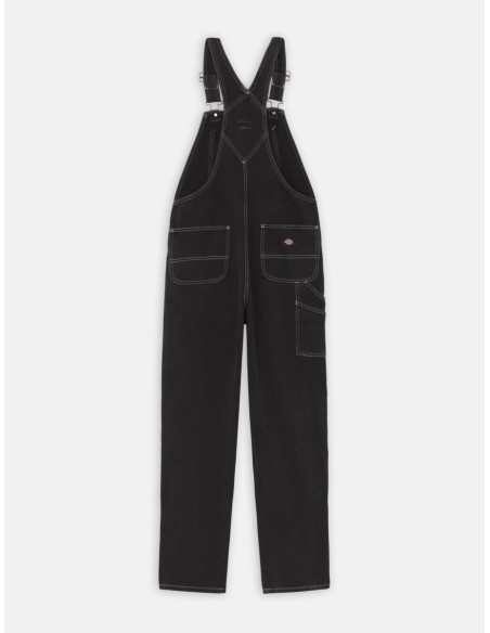 DICKIES CLASSIC DENIM BIB W BLACK WASH-DK0A4XYCJ791