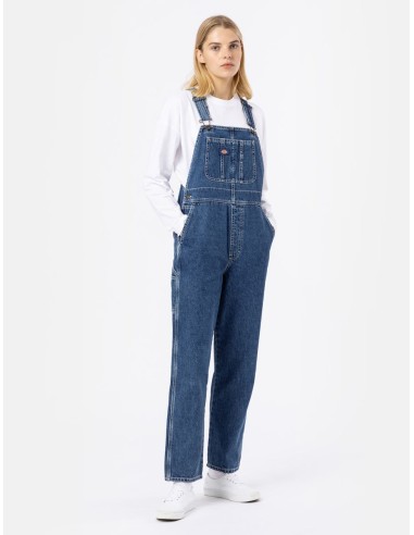 DICKIES CLASSIC DENIM BIB W CLASSIC BLUE- DK0A4XYCCLB1