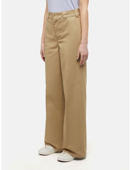 dickies  WIDE LEG PANT KHAKI -DK0A4YSEKHK1
