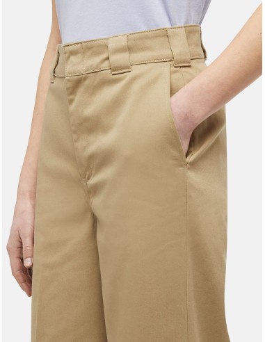 DICKIES PANTS W WIDE LEG KHAKI... DICKIES PANTS W WIDE LEG KHAKI...