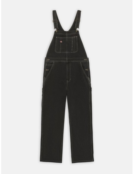 DICKIES CLASSIC DENIM BIB BLACK WASH - DK0A4XYAJ791