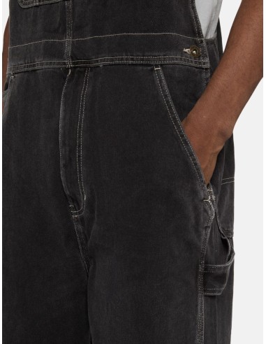 DICKIES CLASSIC DENIM BIB BLACK WASH... DICKIES CLASSIC DENIM BIB BLACK WASH...