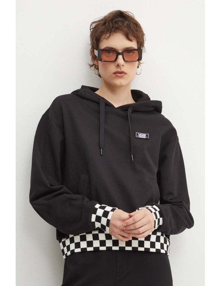 VANS  BOOM BOOM CHECK CROP II Black- VN000GJ2BLK1