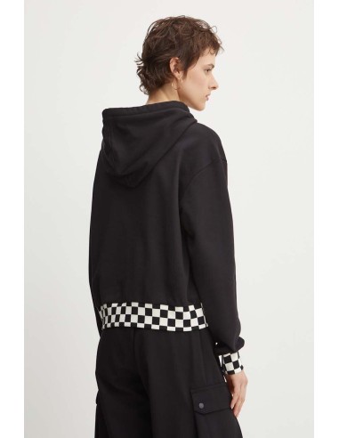 VANS  BOOM BOOM CHECK CROP II Black-...