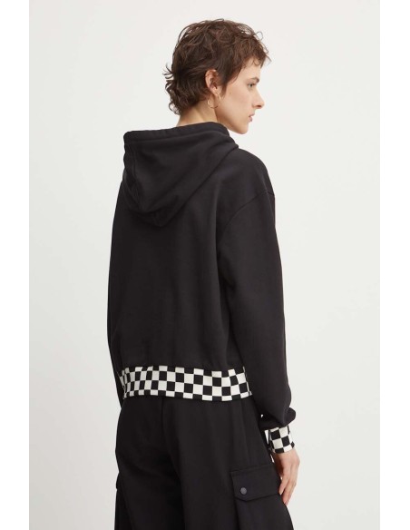 VANS  BOOM BOOM CHECK CROP II Black- VN000GJ2BLK1