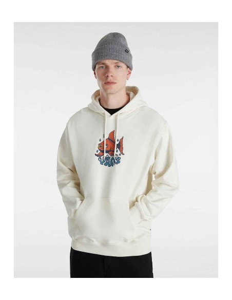 VANS Fish Loose Pullover marshmallow - VN000HPHFS81
