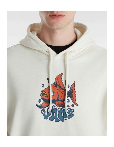 VANS Fish Loose Pullover marshmallow - VN000HPHFS81