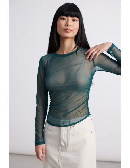 24colours blouse green - 12247b