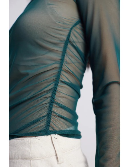 24colours blouse green - 12247b