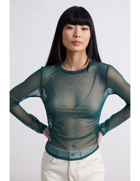 24colours blouse green - 12247b