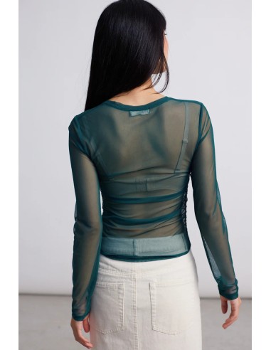 24colours blouse green - 12247b