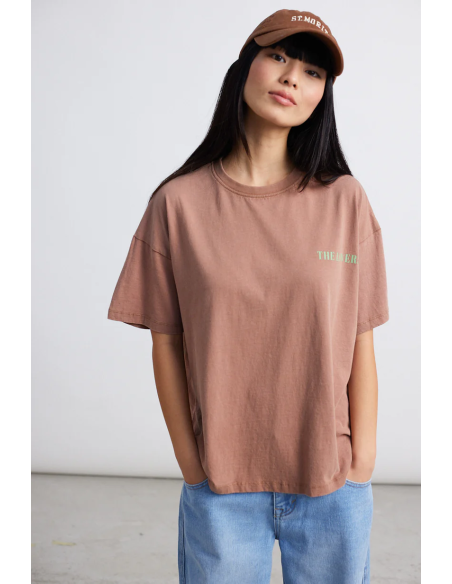 24COLOURS Brown Lover T-shirt - 12262a
