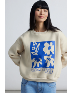 24colours Sweatshirt White-... 2
