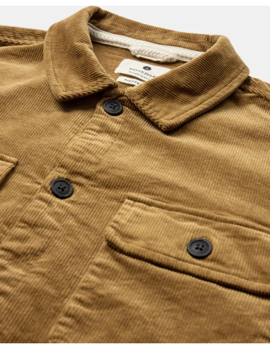 AKOSCAR CORD OVERSHIRT - WOOD THRUSH...