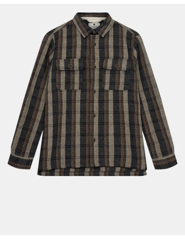 copy of AKOSCAR CHECK OVERSHIRT - INCENSE - 901700